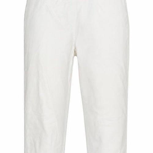 Preworn Womens White  Denim Chino Shorts Size 28 in