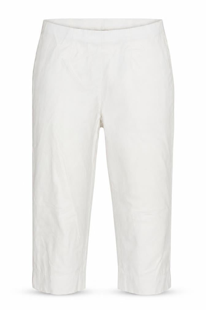 Preworn Womens White  Denim Chino Shorts Size 28 in