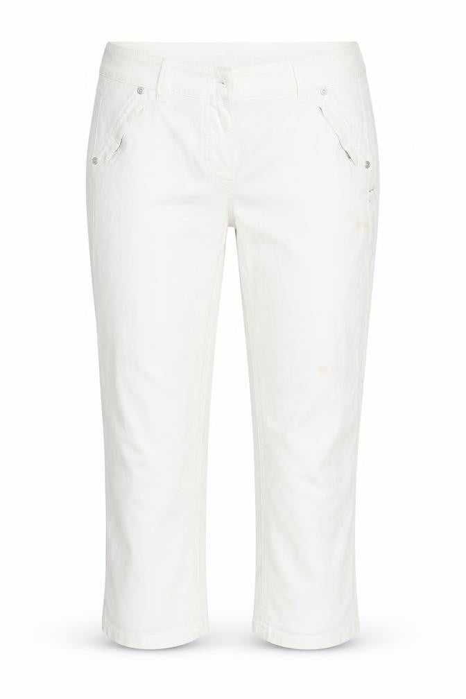 Gerry Webber   Womens White  Denim Cropped Jeans Size 26 in L24 in