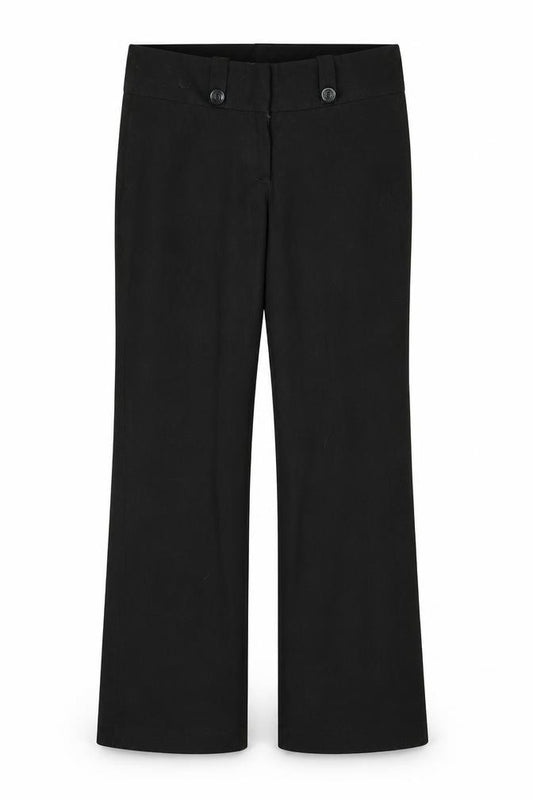 Front view of George girls’ black dress pants trousers, size 9-10, years