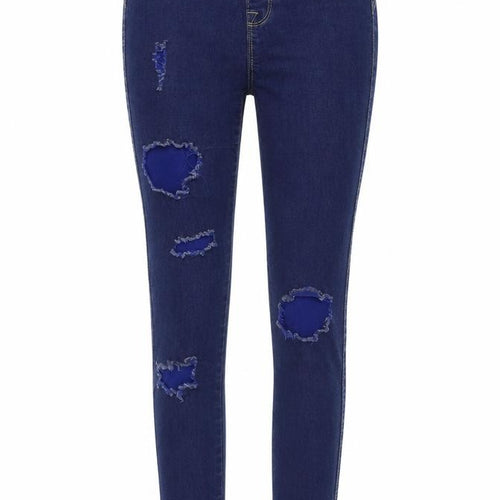 Denim & Co. Womens Blue  Denim Jegging Jeans Size 6 L27 in