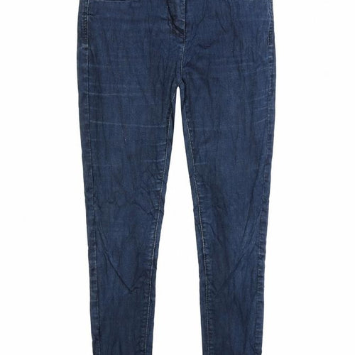 M&S Womens Blue  Denim Jegging Jeans Size 6 L26 in