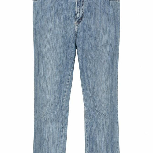 Plaza Womens Blue  Denim Capri Jeans Size XL L21 in