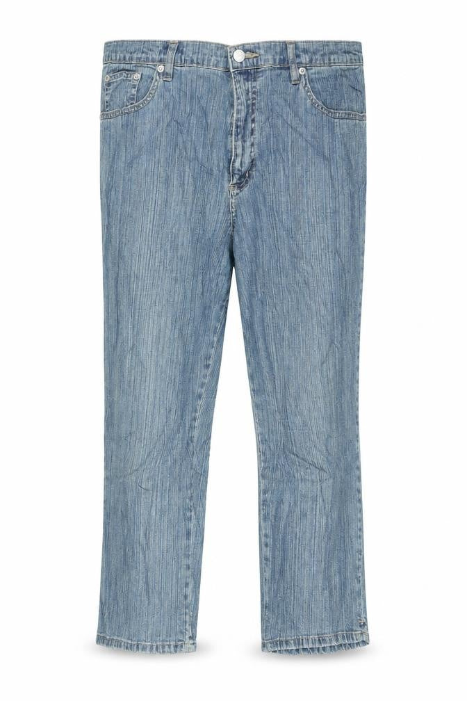 Plaza Womens Blue  Denim Capri Jeans Size XL L21 in