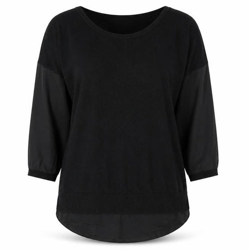 Oasis Womens Black   Pullover Jumper Size S