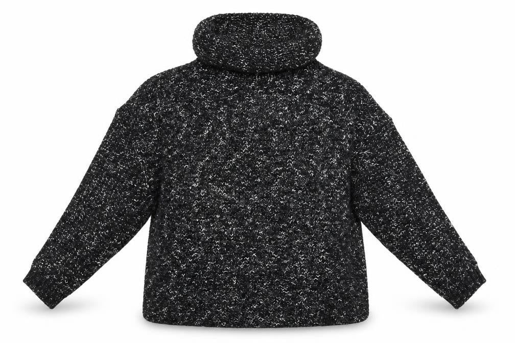 Front view of Boohoo women’s grey jumper, size S, -, size S/m