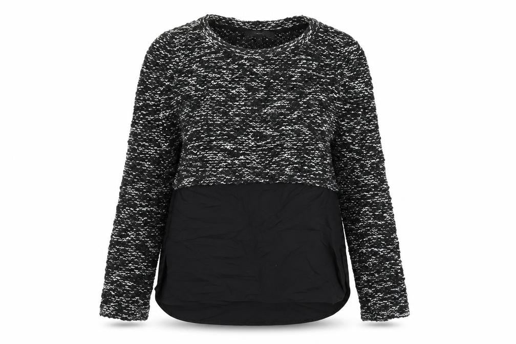 Front view of Next women’s multicoloured jumper, size UK 6
