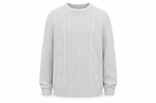 Front view of Primark men’s grey jumper, size M