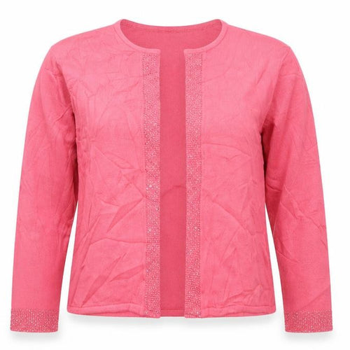 Viz-A-Viz Womens Pink   Cardigan Jumper Size 14