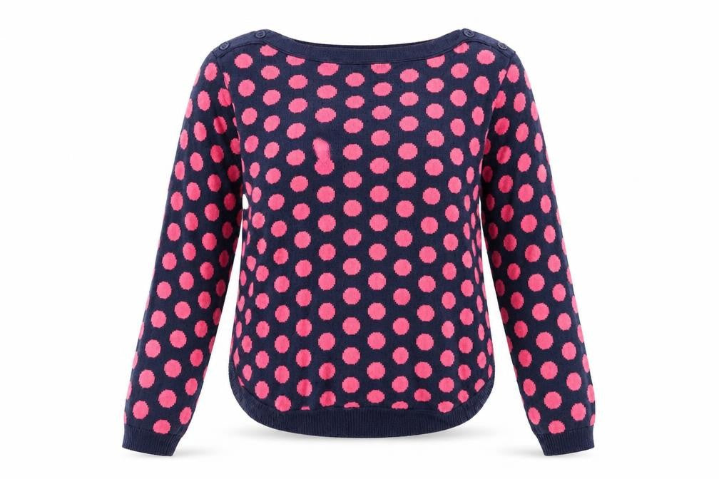 Front view of Gap girls’ multicoloured striped jumper, size 12-13, years