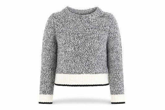 Front view of Divided women’s grey knit jumper, size S