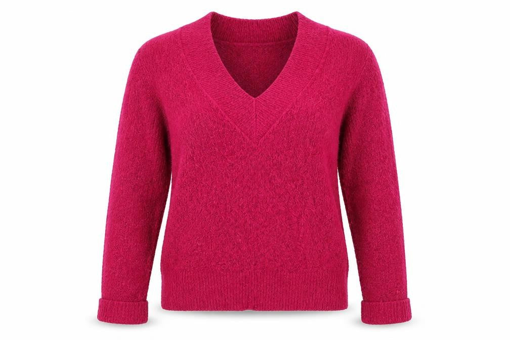 Front view of Next women’s pink knit jumper, size S