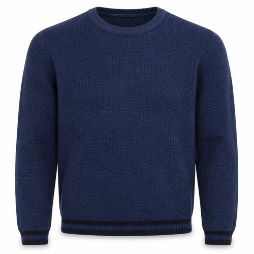 Topman Mens Blue  Knit Pullover Jumper Size S