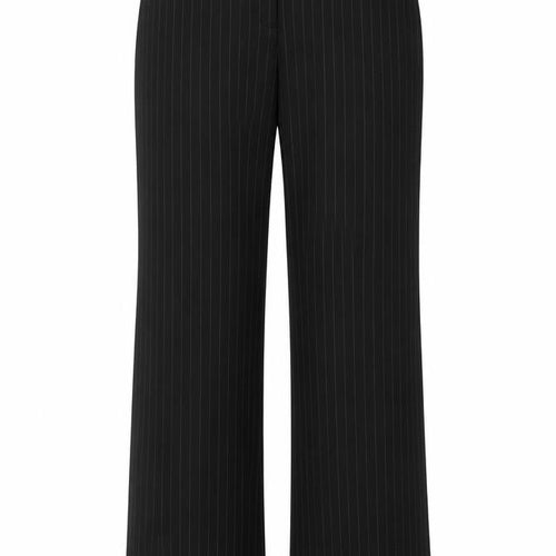VERO MODA Womens Black Striped  Trousers  Size 10 L31 in