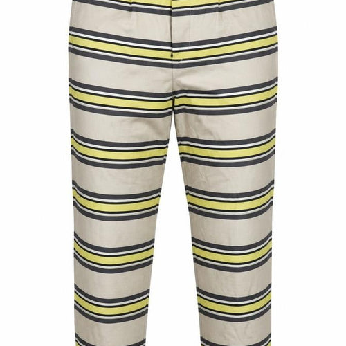 ASOS Womens Beige Striped  Trousers  Size 32 L24.5 in