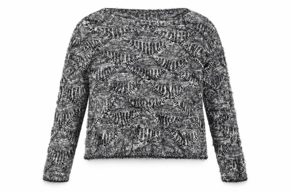 Front view of George women’s black jumper, size UK 14