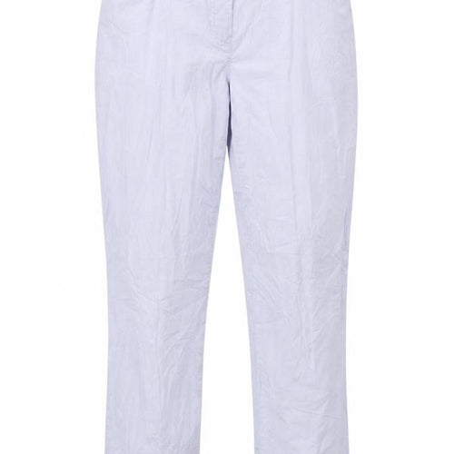 Preworn Womens Purple   Trousers  Size 12 L32 in