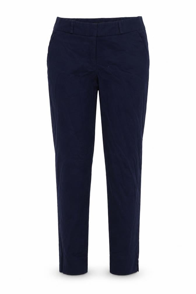 Front view of Warehouse women’s blue skinny jeans, size UK 10, 28-inch leg