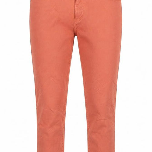 Preworn Womens Orange  Denim Cropped Jeans Size 8 L20 in