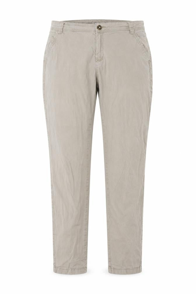 Front view of Yessica women’s grey trousers, size UK 32, in, 27-inch leg