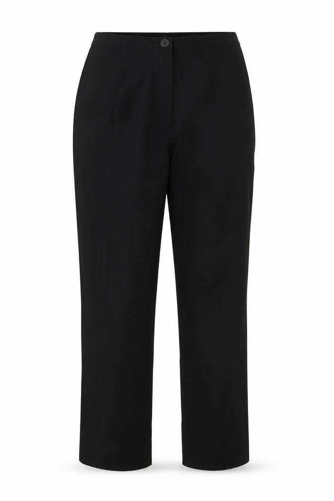 Front view of Basler women’s black trousers, size UK 10, 27-inch leg