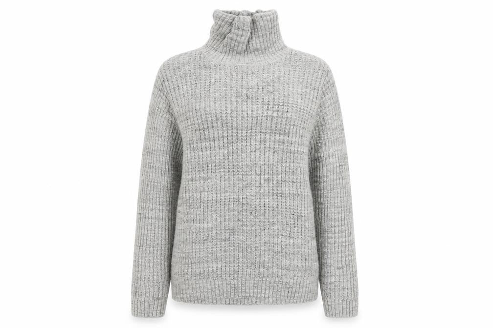 Front view of Next women’s grey jumper, size S