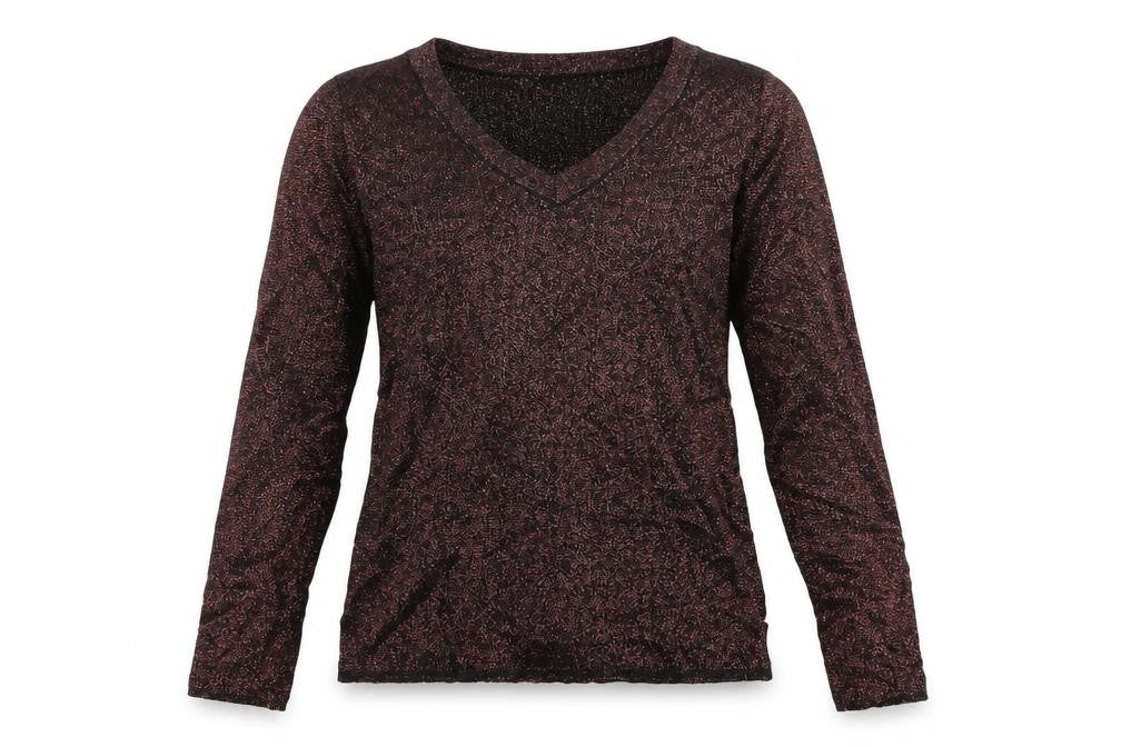 Front view of daphnea women’s black jumper, size M