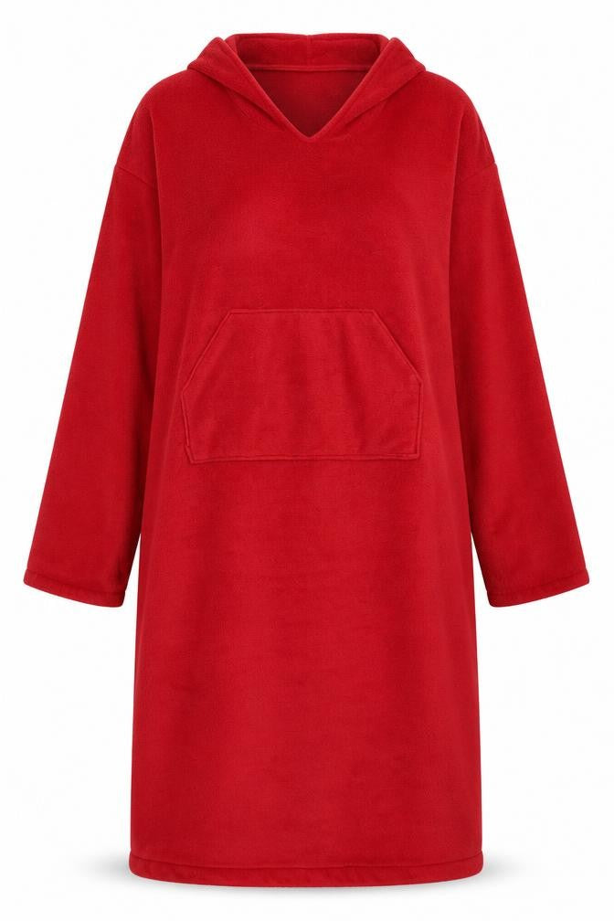 Front view of Preworn women’s red jumper, size M