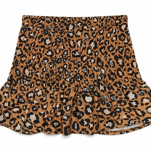 ASOS Womens Beige Animal Print  Flare Skirt Size 10  - Elastic Waist Band