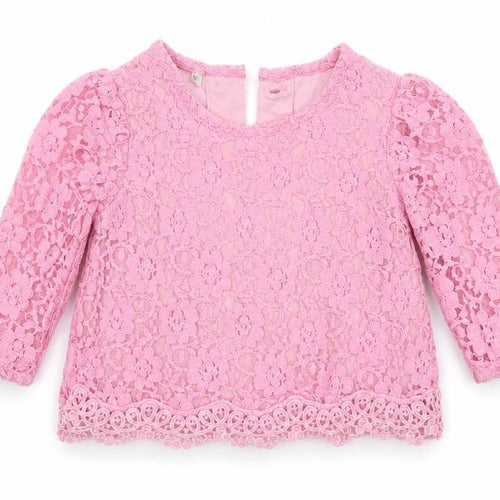Monsoon Girls Pink   Basic T-Shirt Size 0-3 Months