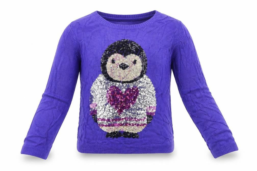 Front view of Marks & Spencer girls’ purple basic blouse, size 5-6, years