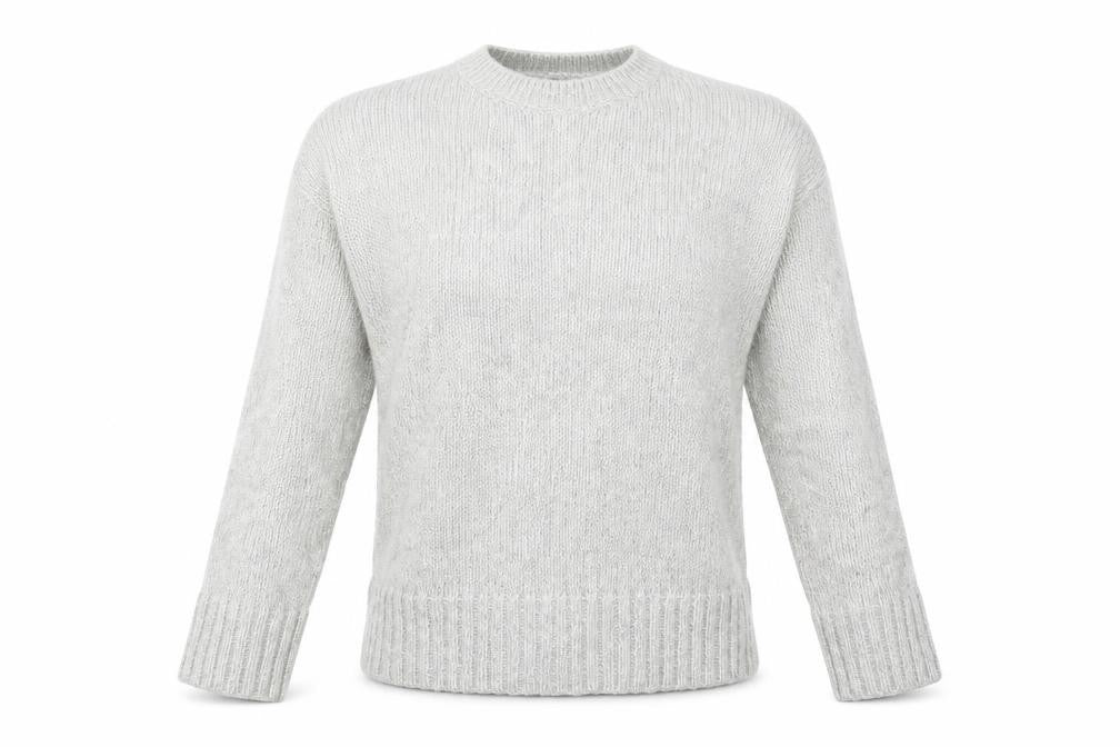 Front view of New Look women’s grey jumper, size S