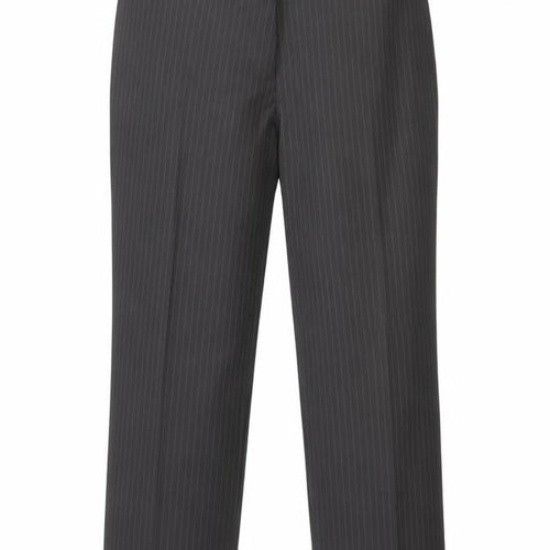 Amranto Womens Grey Striped  Trousers  Size 18 L28 in