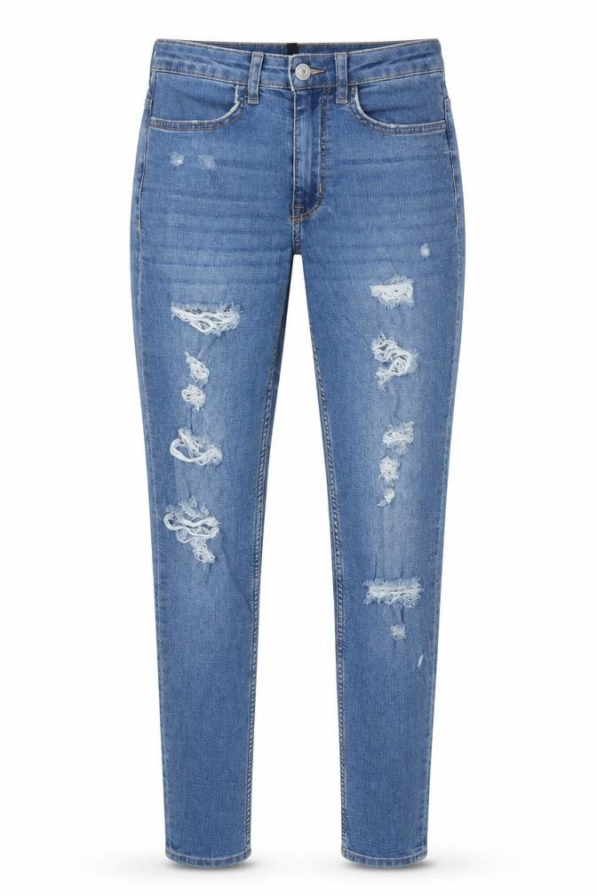 H&M Womens Blue   Straight Jeans Size 8 L28 in