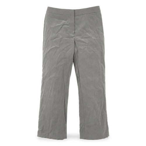 M&S Womens Green   Trousers  Size 12 L28 in