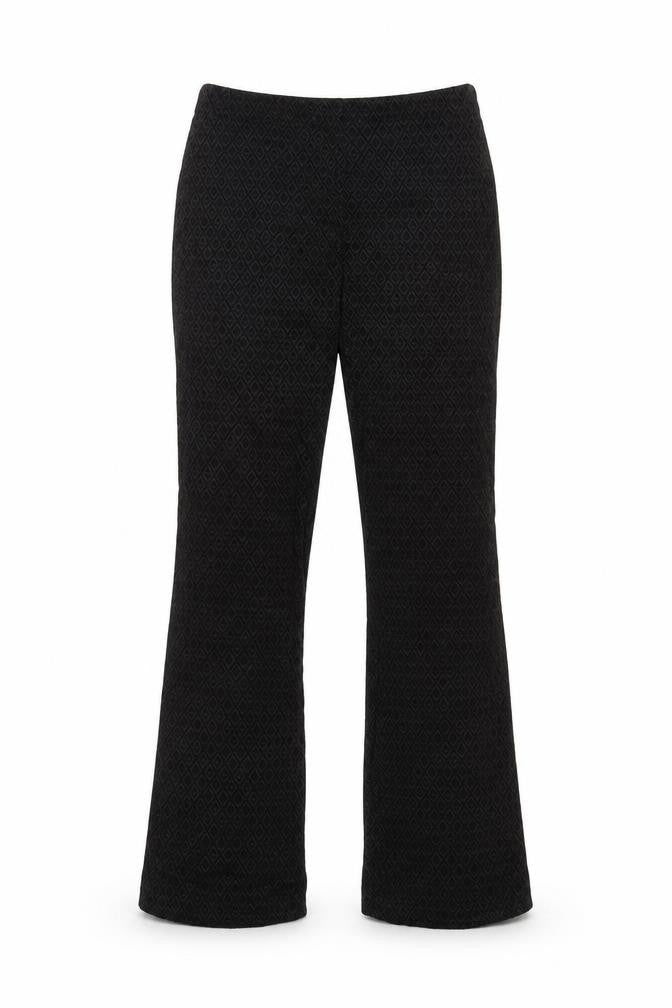 NEXT Womens Black Argyle/Diamond  Trousers  Size 10 L30 in