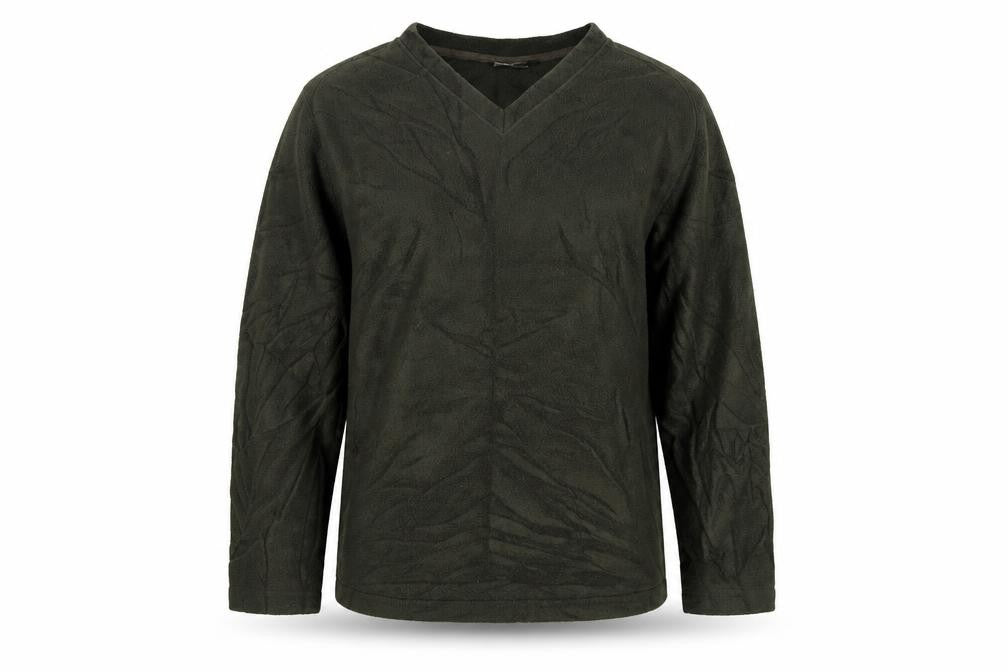 Front view of F&F men’s green jumper, size M