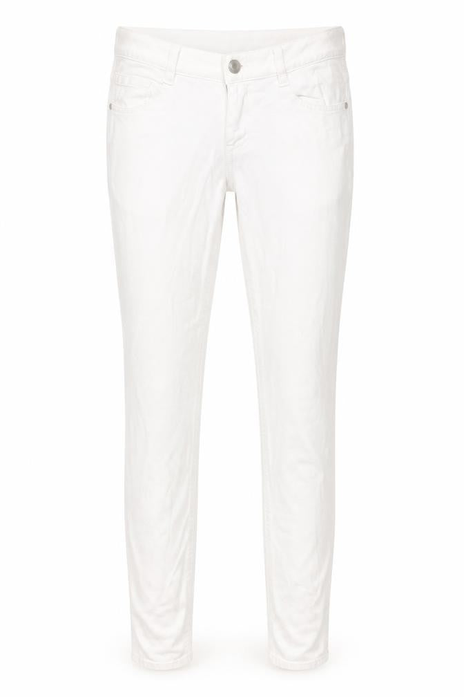 FC Jeans Womens White  Denim Skinny Jeans Size 12 L32 in