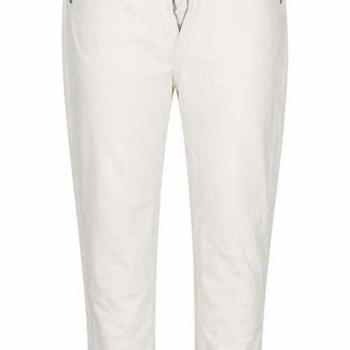 Preworn Womens White  Denim Cropped Jeans Size 32 L20 in