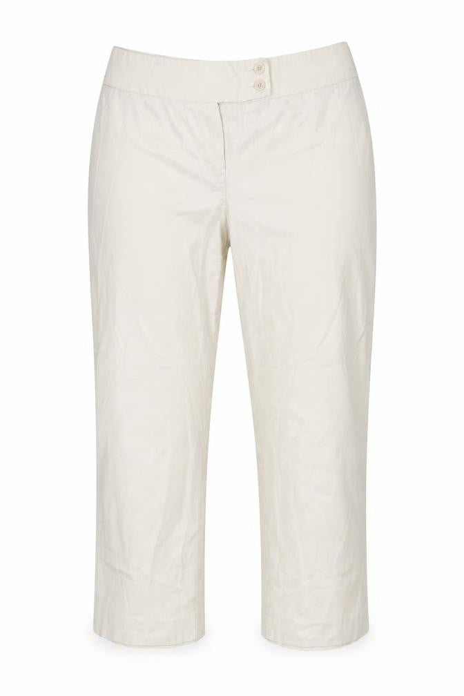 Preworn Womens Beige   Trousers  Size 38 in L23 in