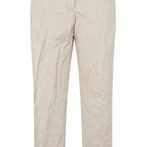 Blue Motion Womens Beige   Chino Trousers Size 8 L28 in