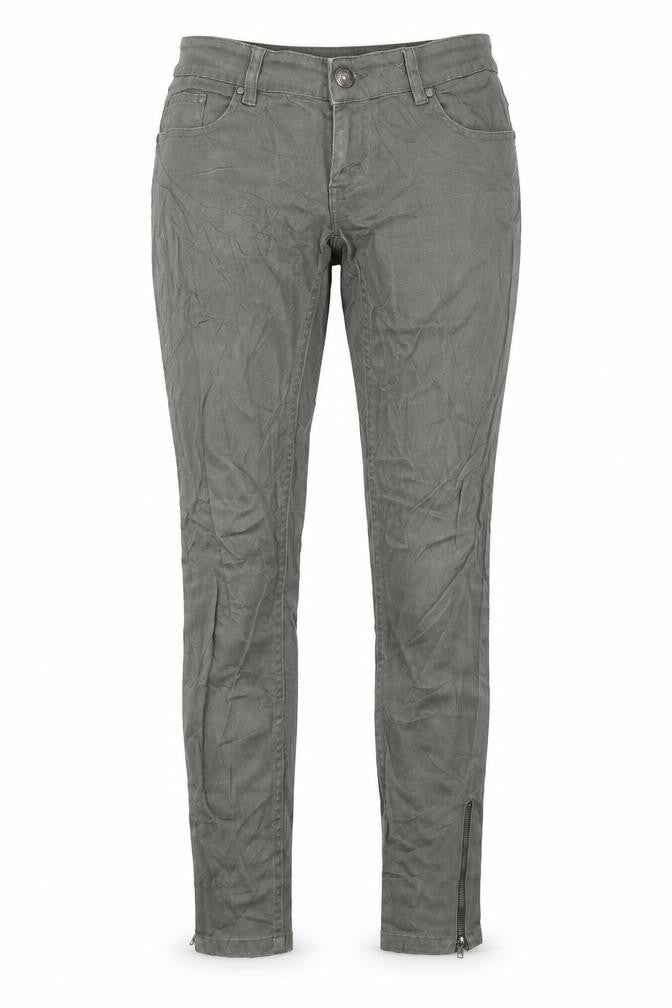 Chillin Womens Green   Chino Trousers Size M L28 in