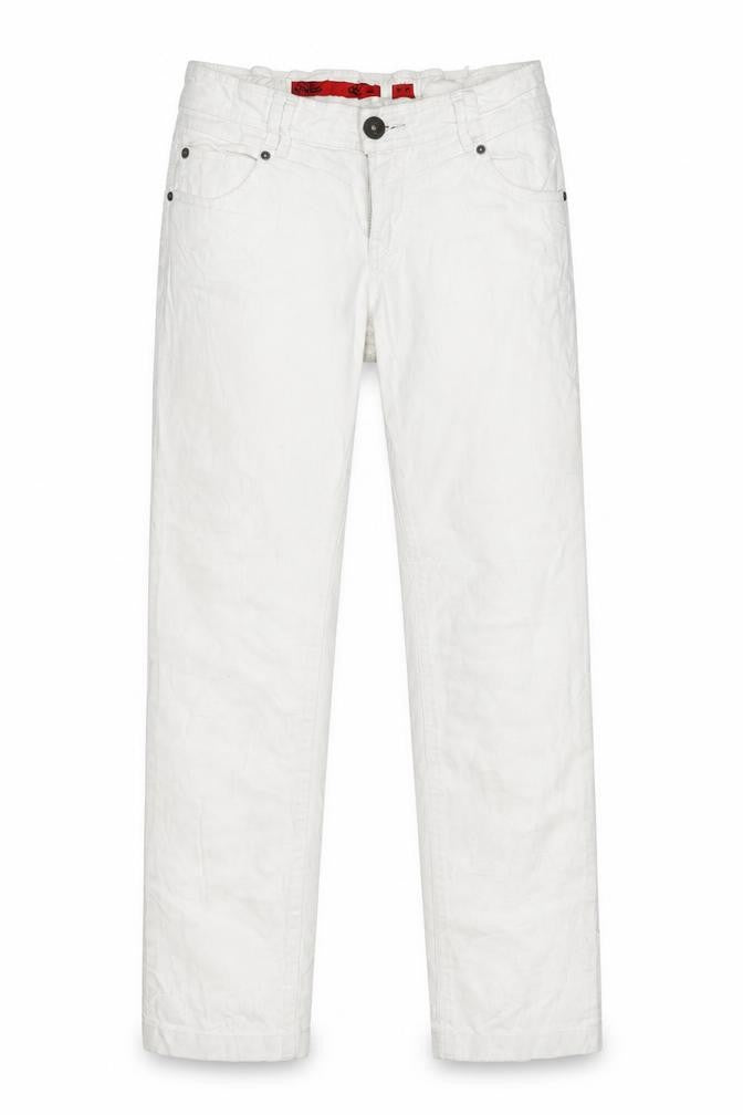 Coatie Womens White  Denim Straight Jeans Size 32 in L32 in
