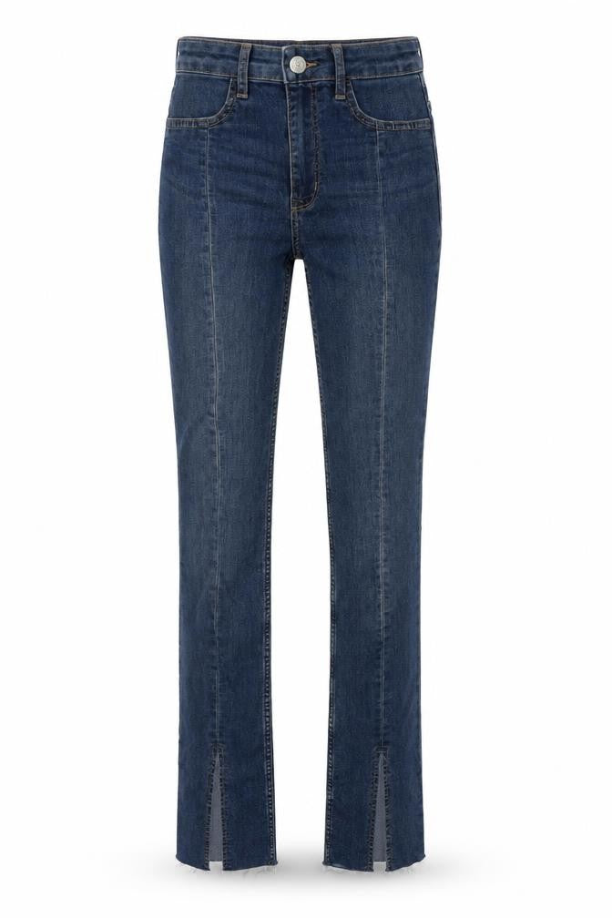 Preworn Womens Blue  Denim Straight Jeans Size 6 L29 in