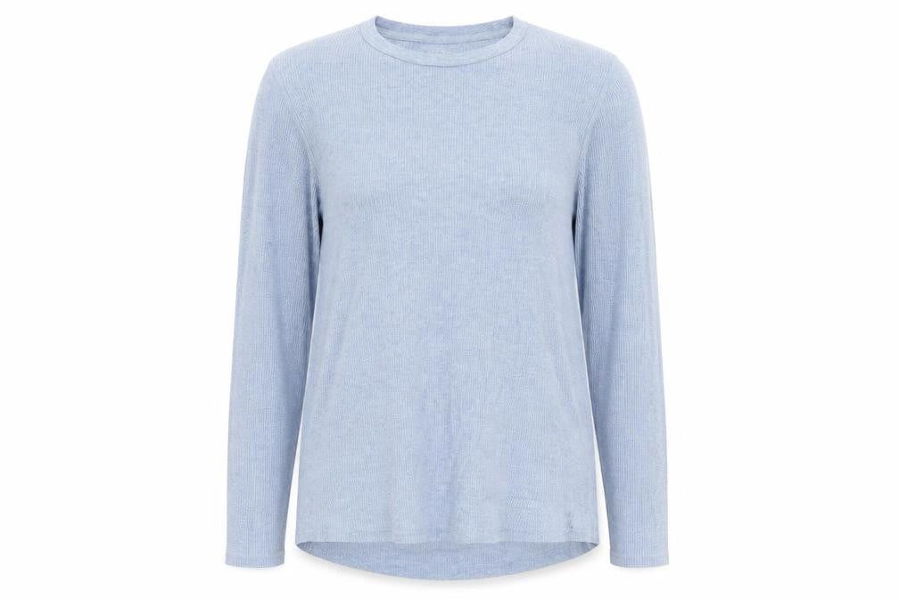 Front view of C.S.MMXI women’s blue jumper, size L