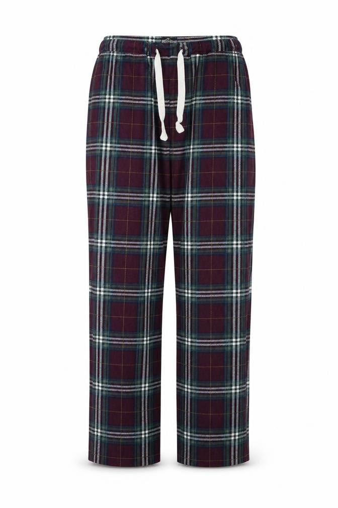 Front view of Next women’s red trousers, size M, 26-inch leg