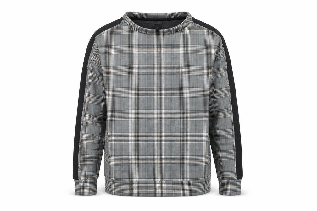 Front view of River Island men’s green jumper, size M