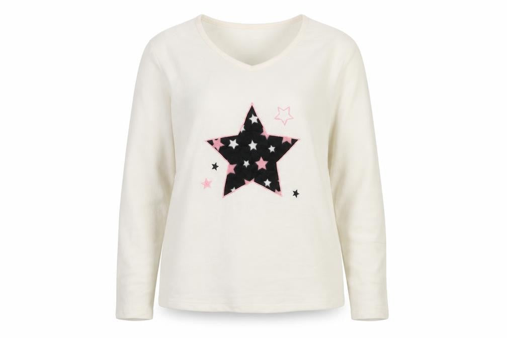 Front view of Matalan women’s white jumper, size M