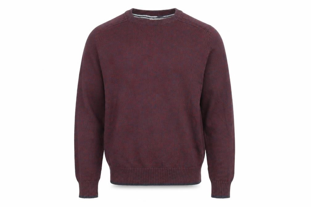 Front view of Boston crew men’s red jumper, size M