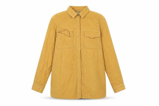 Front view of ASOS women’s yellow jacket, size UK 8